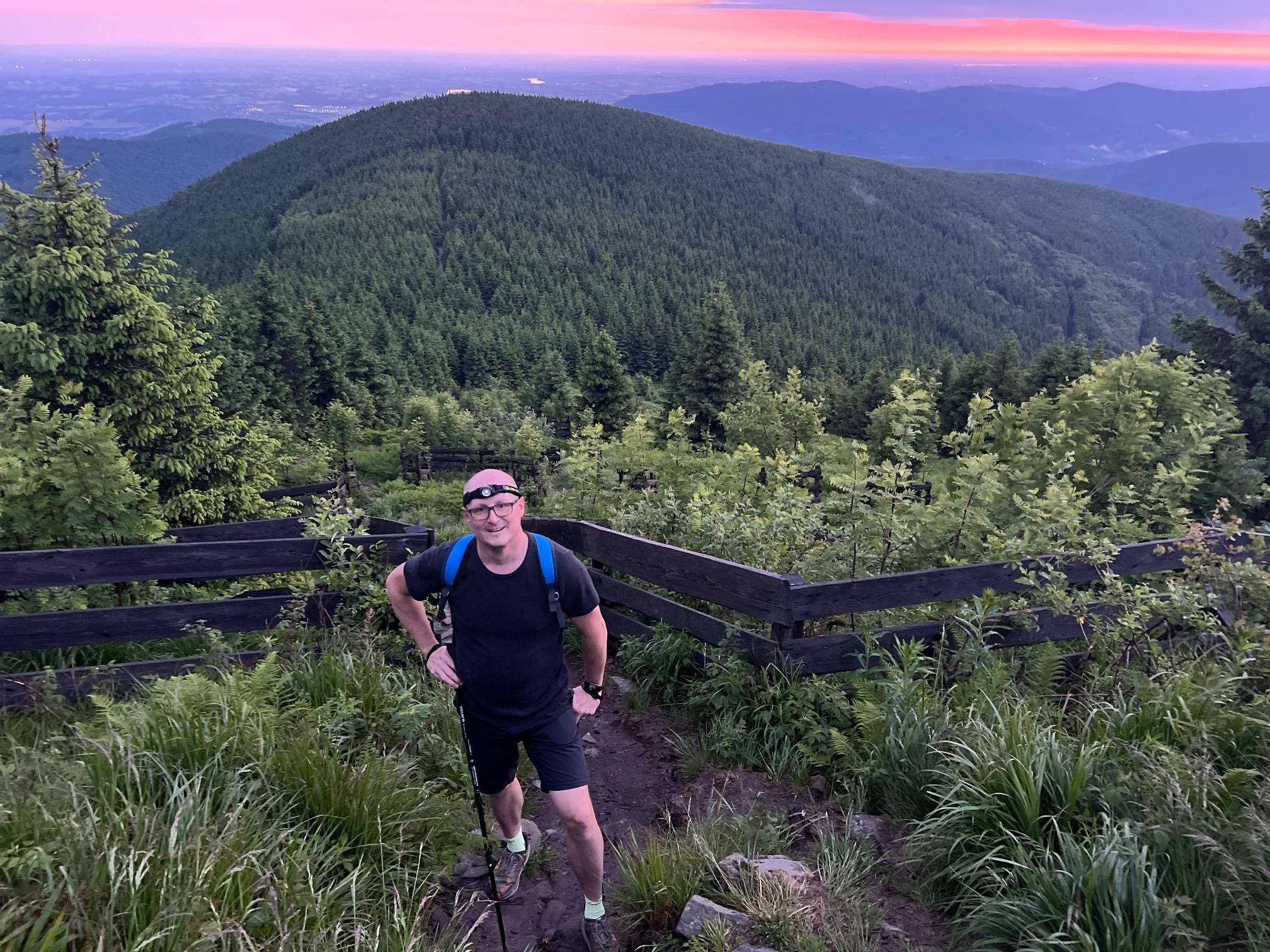 Pavel na Lysé hoře v Beskydech