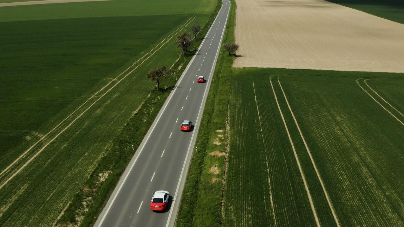 Část naší prodejní flotily - žlaby jedou!