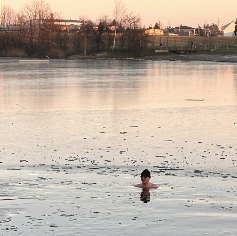 Sádrové jezero v Opavě má zimě ideální teplotu!