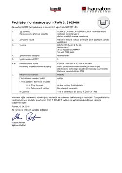 FASERFIX SUPER 150 žlaby