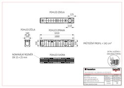 Žlab typ 010 GUGI B125