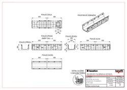 Žlab typ 010 bez krytu