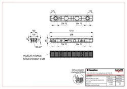 Žlab typ 95 podélné pásnice C250