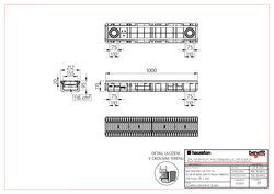 Žlab typ 115 FIBRETEC B125