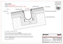 Povrch ASFALTOBETON ve svahu C250-D400