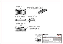 Kryt SW18 litina D400