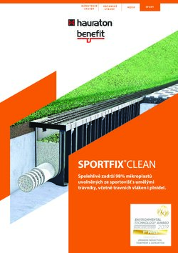Filtrační žlaby SPORTFIX CLEAN